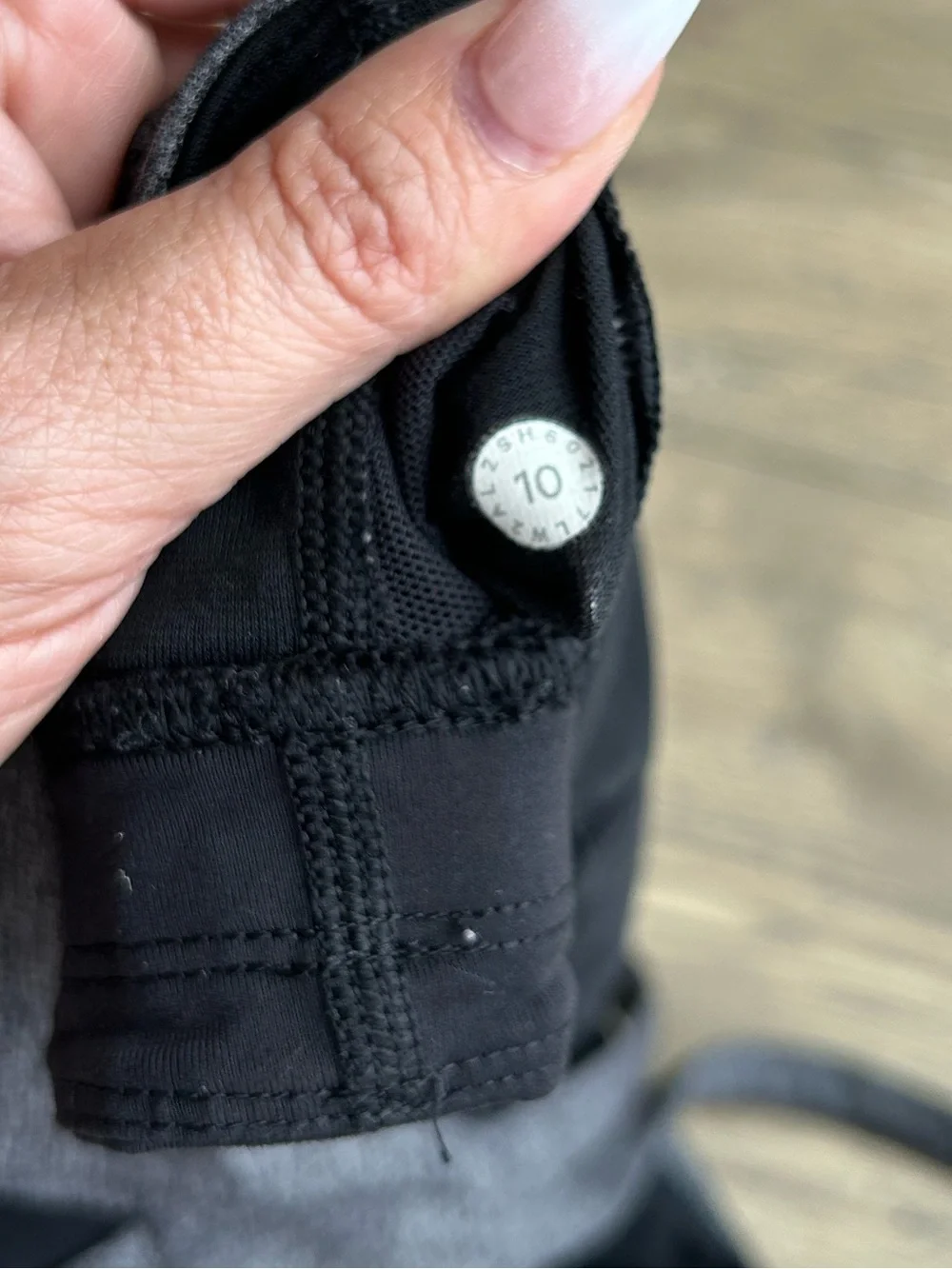Lululemon Grey & Black Sports Bra